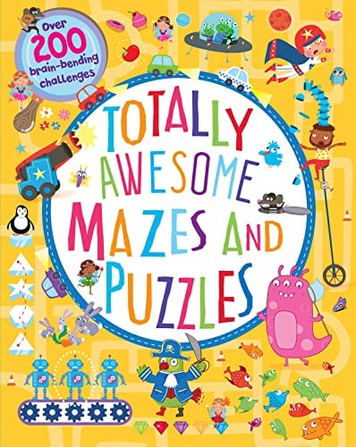 Totally Awesome Mazes and Puzzles book cover